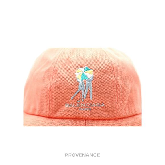 🔴 Balenciaga Embroidered Logo Bucket Hat - Peach - Picture 4 of 6
